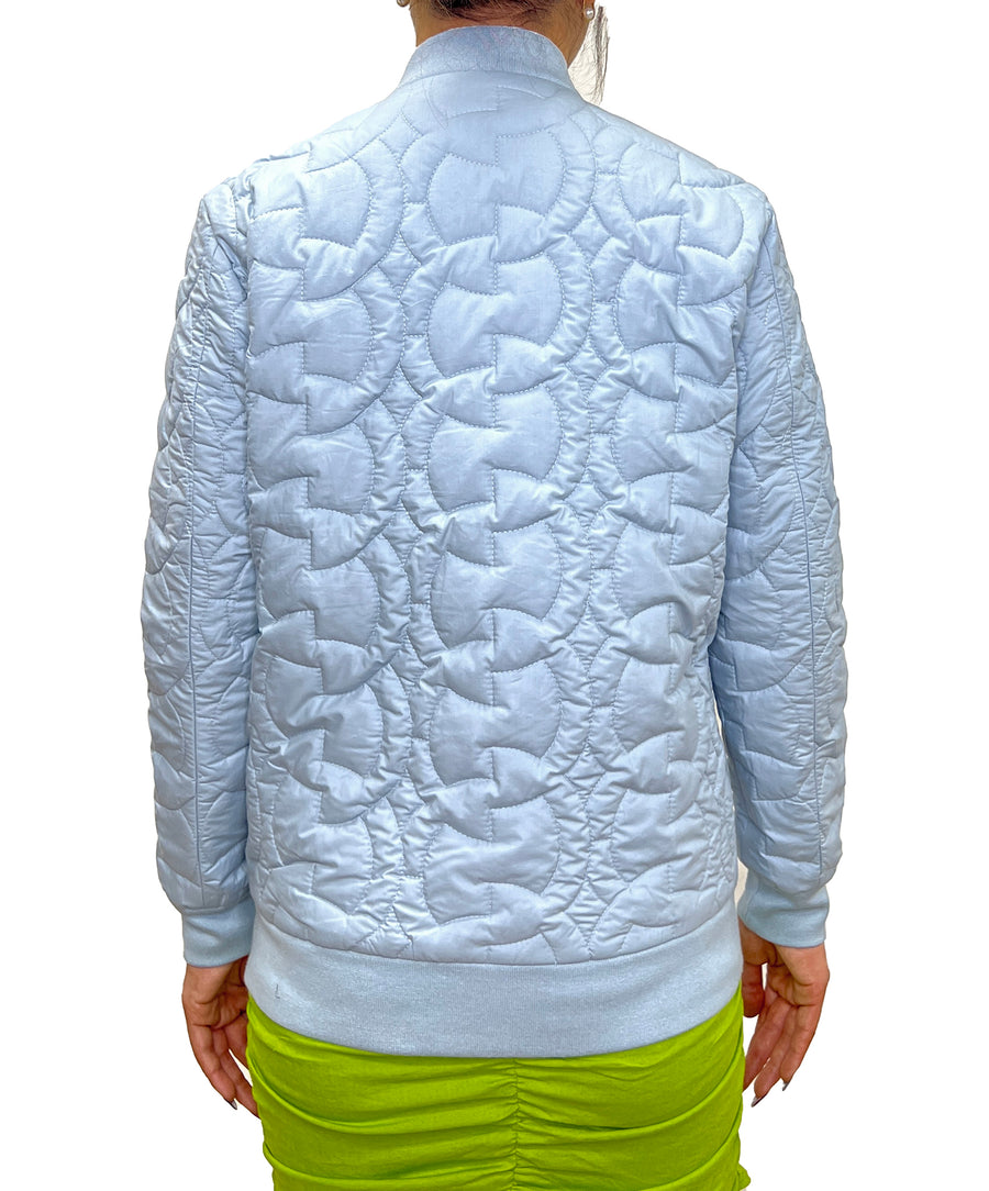 COTTON QUILTED REVERSIBLE BOMBER JACKET