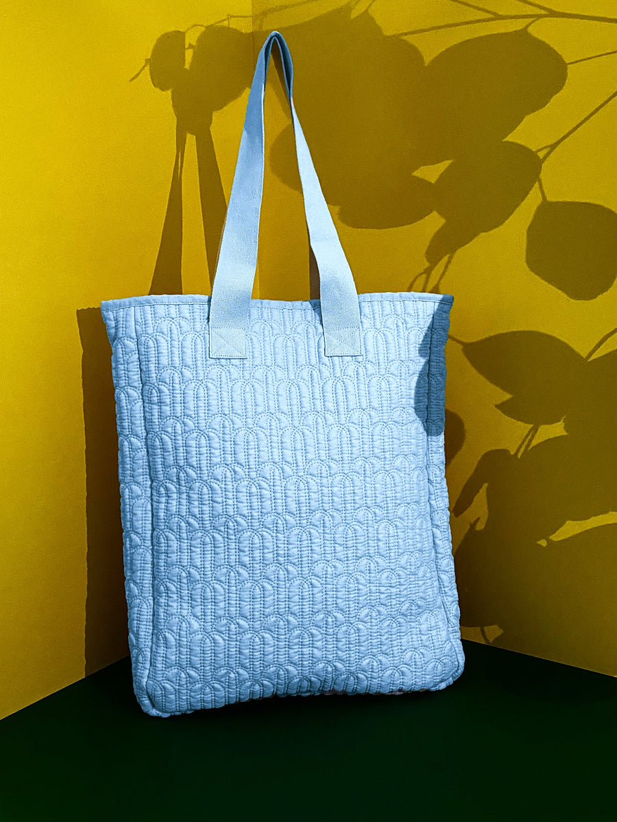 QUILTED TOTE BAG (ART DECO)