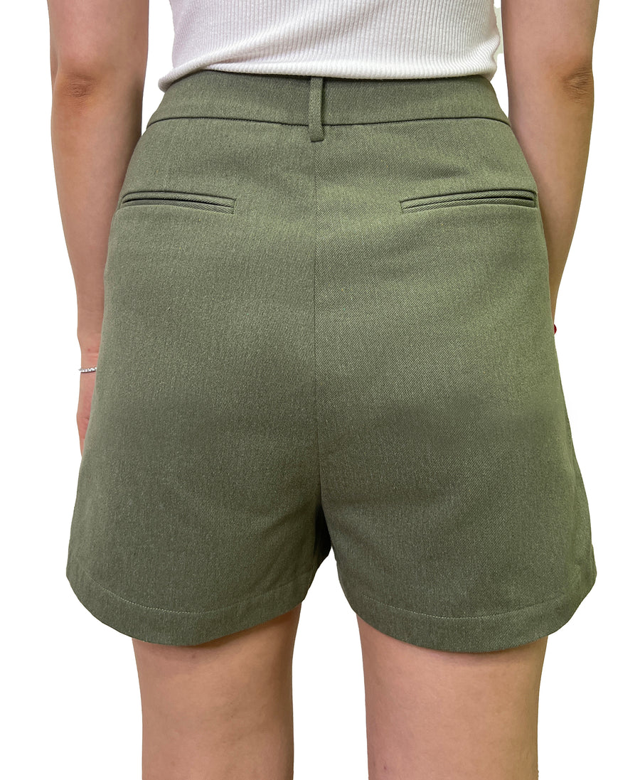 RECYCLED COTTON/POLY BOXY SHORTS