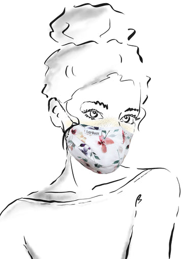 FUCTIONAL FACE MASK (WATERCOLOR FLORAL)