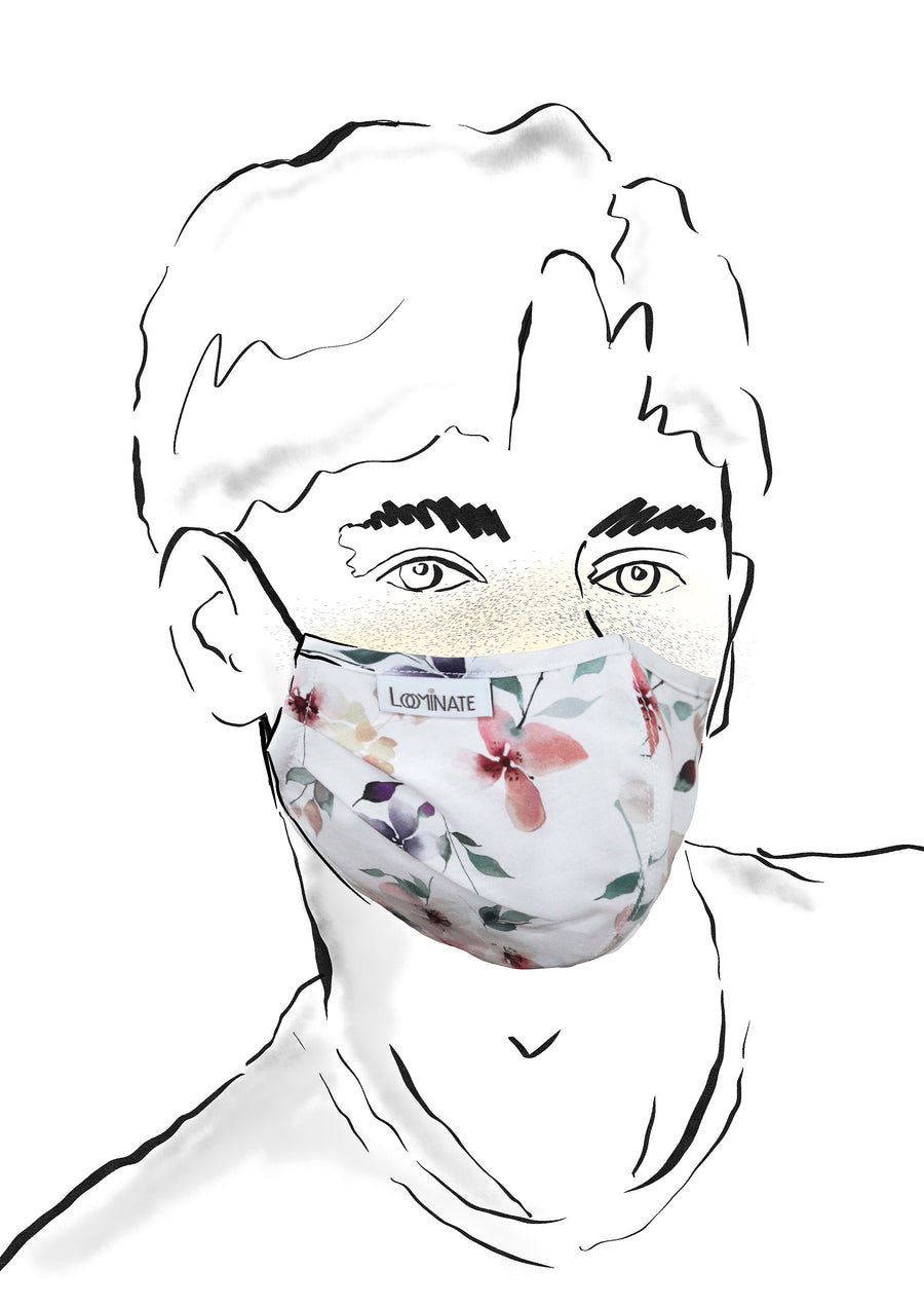 FUCTIONAL FACE MASK (WATERCOLOR FLORAL)