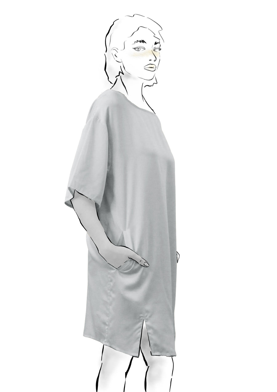 LYOCELL T-SHIRT DRESS